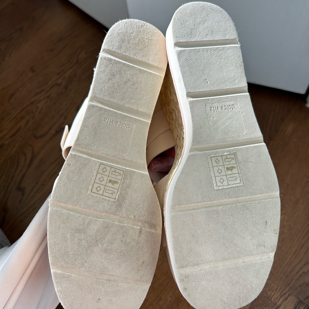Dolce Vita Lauryn Cream Stella Wedge Sandal - Picture 4 of 5